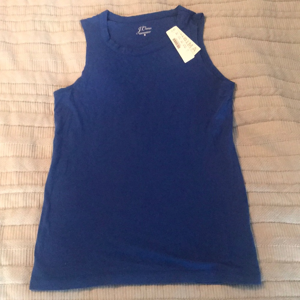 Blue tank top